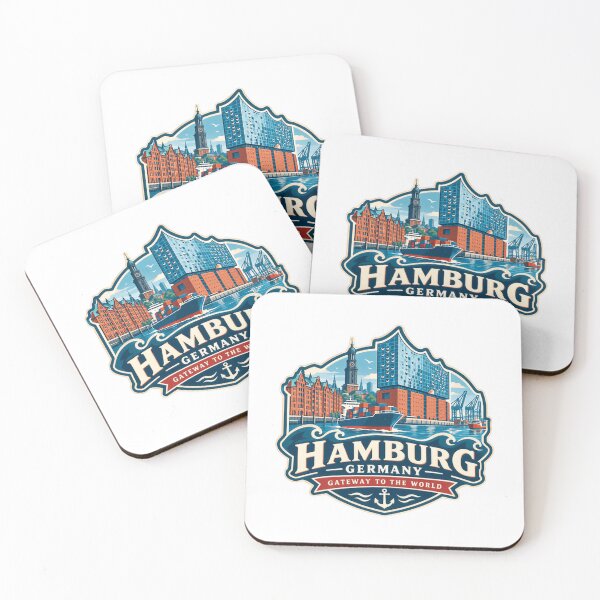 Item preview, Hamburg Germany Gateway To The World German City Traveler Souvenir designed and sold by RetroMini2026.