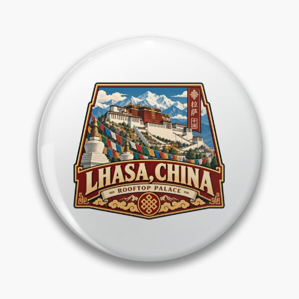 Item preview, Lhasa, China Rooftop Palace Tibetan Travel Tourist Destination designed and sold by JonesFlora2025.