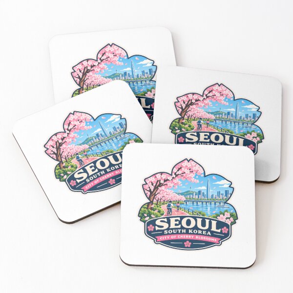 Item preview, Seoul South Korea City Of Cherry Blossoms Korean Travel Vacation designed and sold by RetroMini2026.