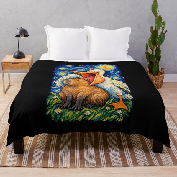 Item preview, Pelican x capybara friends designed and sold by The  Knick Knack Nook.