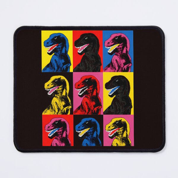 Item preview, Dinosaur Pop Art Grid Colorful Rex  designed and sold by PickleballWeart.