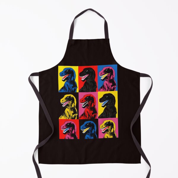 Item preview, Dinosaur Pop Art Grid Colorful Rex  designed and sold by PickleballWeart.