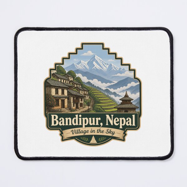 Item preview, Bandipur, Nepal Village In The Sky Himalayan Mountain Travel Explorer designed and sold by JonesFlora2025.