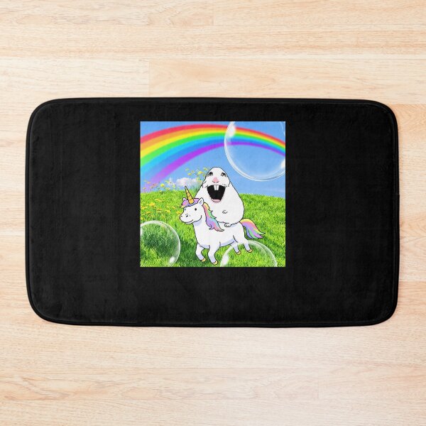 Item preview, Happy Hamster Funny Meme Rainbow designed and sold by suhairee-studio.