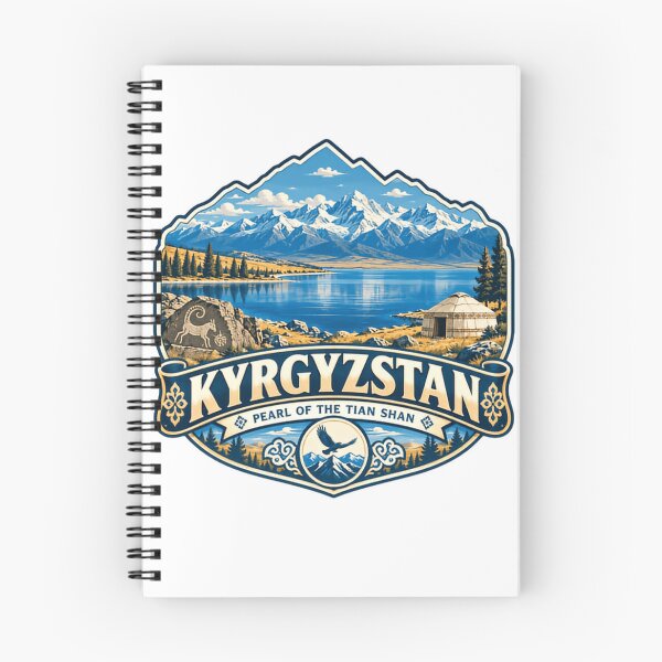 Item preview, Kyrgyzstan Pearl Of The Tian Shan Central Asia Travel Mountain Adventure designed and sold by RetroMini2026.