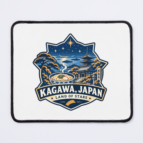 Item preview, Kagawa, Japan Land Of Stars Japanese Culture Traveler Gift designed and sold by Simsimah26Parks.