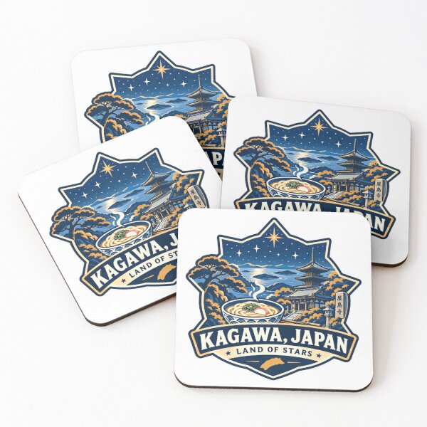 Item preview, Kagawa, Japan Land Of Stars Japanese Culture Traveler Gift designed and sold by Simsimah26Parks.