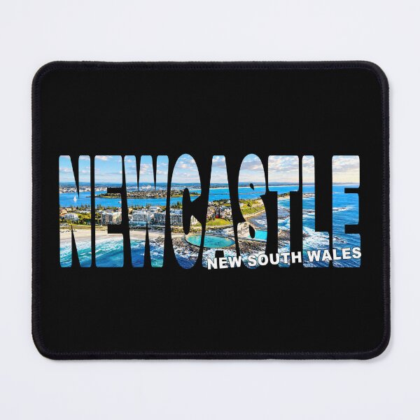 Item preview, NEWCASTLE New South Wales - Hunter Region Aerial over the Ocean Baths designed and sold by Adam Gormley.