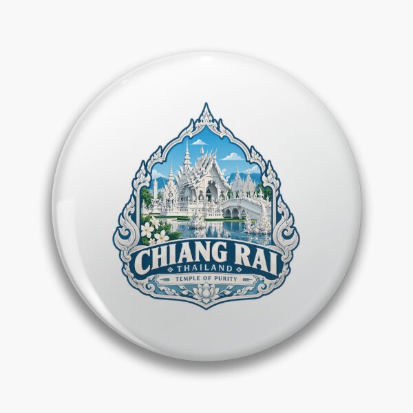 Item preview, Chiang Rai Thailand Temple Of Purity Traveler Destination designed and sold by JonesFlora2025.