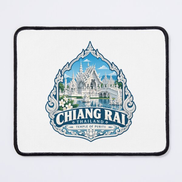Item preview, Chiang Rai Thailand Temple Of Purity Traveler Destination designed and sold by JonesFlora2025.