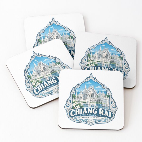 Item preview, Chiang Rai Thailand Temple Of Purity Traveler Destination designed and sold by JonesFlora2025.