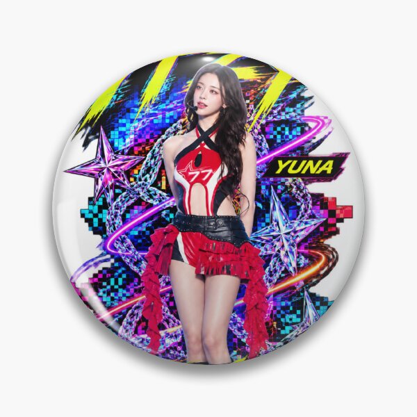 Item preview, ITZY Yuna Thats A No No Futuristic Neon Visual Art designed and sold by Valereekmerch.