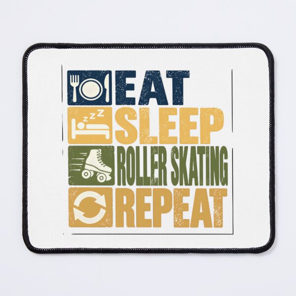 Item preview, Eat Sleep Roller Skating Repeat Roller Skater Enthusiast designed and sold by NeedForParks.