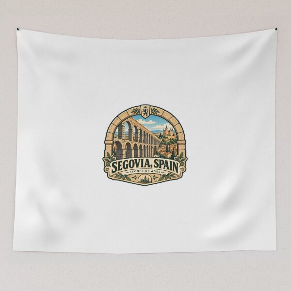 Item preview, Segovia, Spain Stones Of Ages Travel Souvenir Historic Landmark European Destination designed and sold by JonesFlora2025.