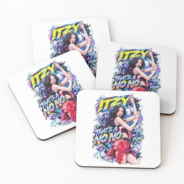 Aperçu de l'œuvre ITZY Yuna That's A No No Pretty & Fierce Graphic Design créée et vendue par Valereekmerch.