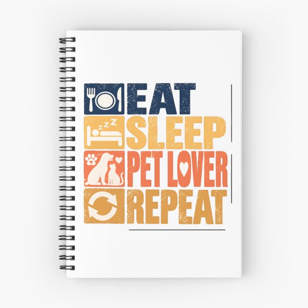 Item preview, Eat Sleep Pet Lover Repeat Pet Parent Animal Enthusiast designed and sold by NeedForParks.