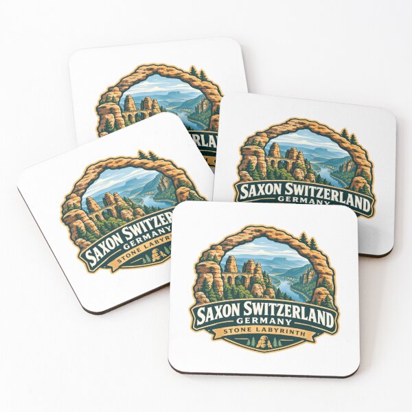 Item preview, Saxon Switzerland Germany Stone Labyrinth National Park Travel Hiking designed and sold by RetroMini2026.
