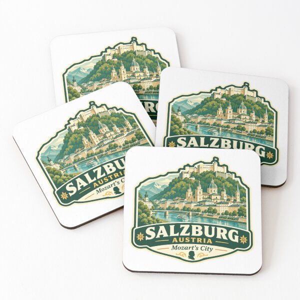 Item preview, Salzburg Austria Mozart's City European Travel Souvenir designed and sold by JonesFlora2025.