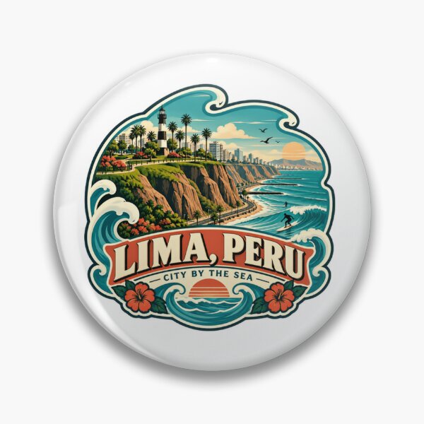 Item preview, Lima, Peru City By The Sea Peruvian Travel Destination Souvenir designed and sold by Simsimah26Parks.