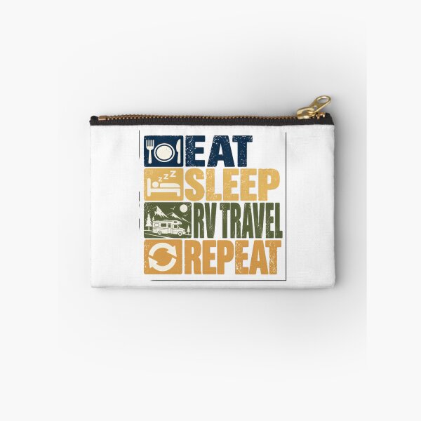 Item preview, Eat Sleep RV Travel Repeat RV Owner Camping Road Trip designed and sold by NeedForParks.