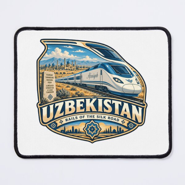 Item preview, Uzbekistan Rails Of The Silk Road Afrosiyob Train Travel designed and sold by RetroMini2026.
