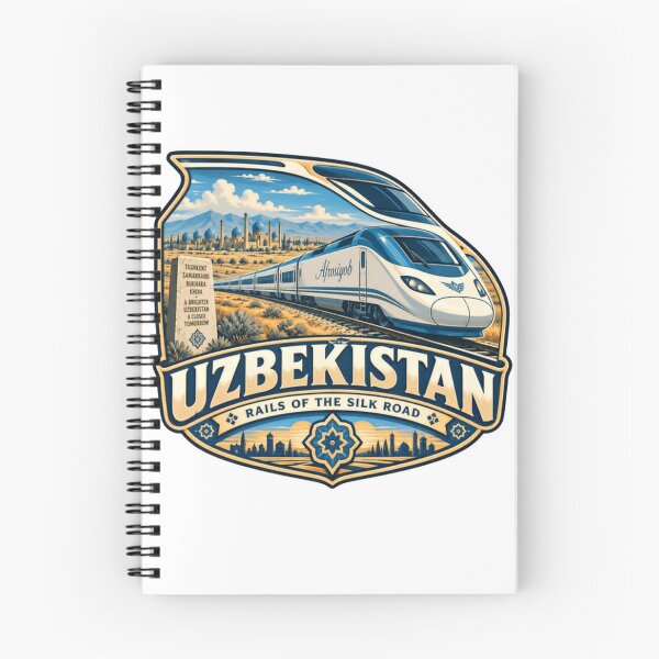 Item preview, Uzbekistan Rails Of The Silk Road Afrosiyob Train Travel designed and sold by RetroMini2026.