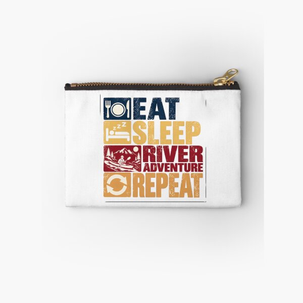Item preview, Eat Sleep River Adventure Repeat Kayaking Rafting Canoeing Paddler designed and sold by NeedForParks.