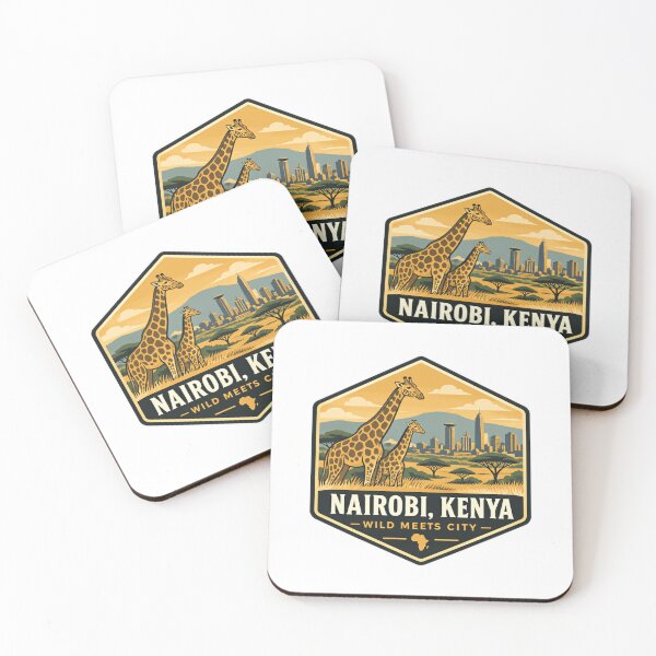 Item preview, Nairobi Kenya Wild Meets City African Safari Travel Explorer designed and sold by RetroMini2026.