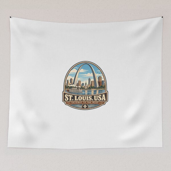 Item preview, St. Louis, USA Gateway To The West Missouri City Travel Souvenir designed and sold by Simsimah26Parks.
