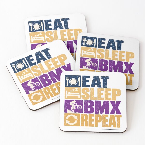 Item preview, Eat Sleep BMX Repeat BMX Rider Cycling Lifestyle designed and sold by NeedForParks.