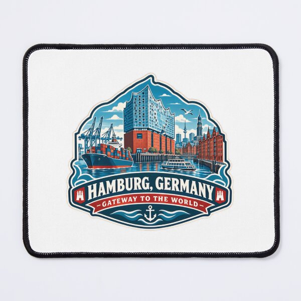 Item preview, Hamburg, Germany Gateway To The World German City Travel Souvenir designed and sold by JonesFlora2025.