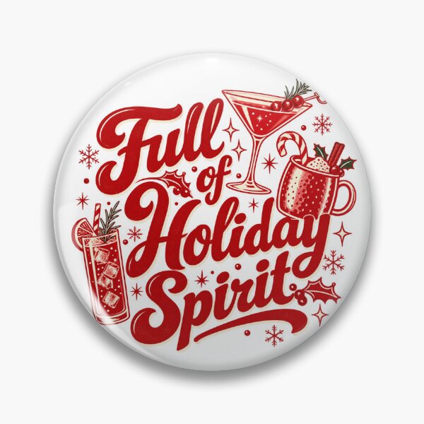 Item preview, Full of Holiday Spirit Christmas Drinking Cocktails designed and sold by teesvira.