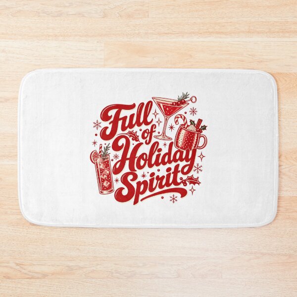Item preview, Full of Holiday Spirit Christmas Drinking Cocktails designed and sold by teesvira.