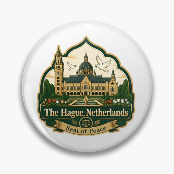 Item preview, The Hague, Netherlands Seat Of Peace International Justice Travel Souvenir designed and sold by Simsimah26Parks.