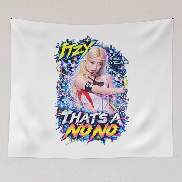 Item preview, ITZY Yeji Thats A No No Neon High Contrast Art designed and sold by Valereekmerch.