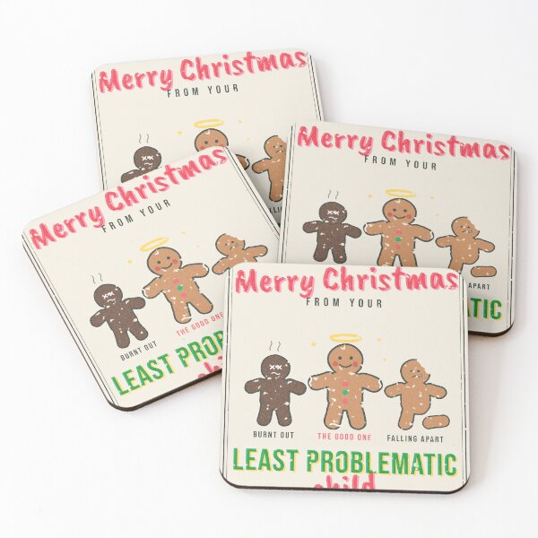Item preview, Merry Christmas From Your Least Problematic Child Funny Card designed and sold by somebasic.