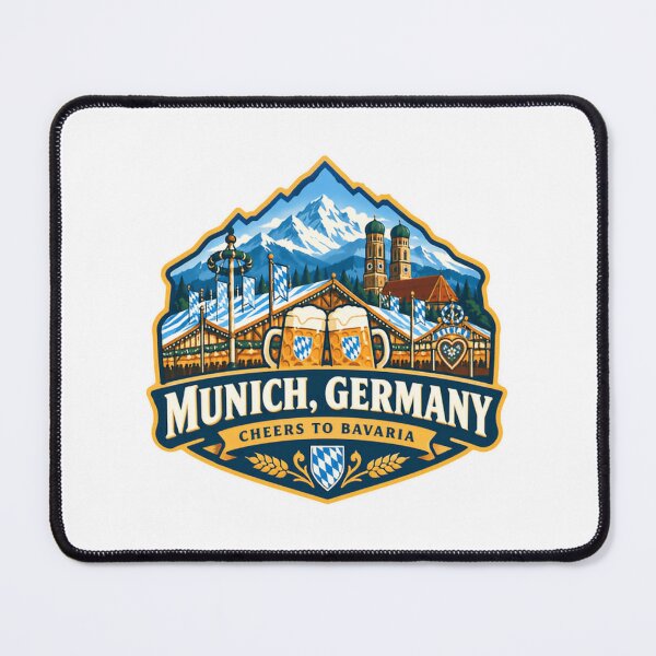 Item preview, Munich, Germany Cheers To Bavaria Oktoberfest German Festival Beer Travel Souvenir designed and sold by JonesFlora2025.