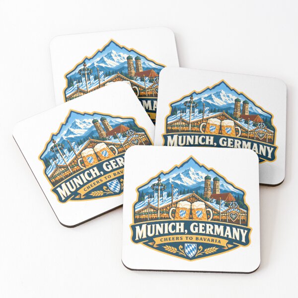 Item preview, Munich, Germany Cheers To Bavaria Oktoberfest German Festival Beer Travel Souvenir designed and sold by JonesFlora2025.
