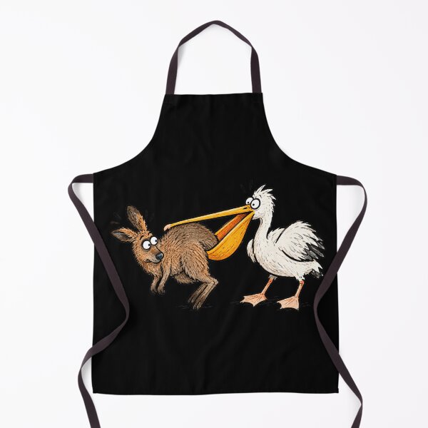 Item preview, Pelican trying to eat a kangaroo designed and sold by The  Knick Knack Nook.