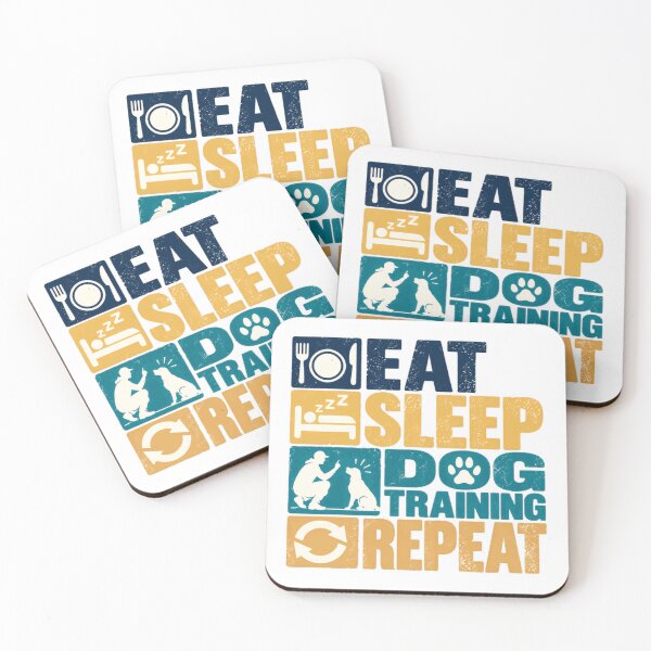 Item preview, Eat Sleep Dog Training Repeat Dog Trainer Dog Owner Canine Life designed and sold by NeedForParks.