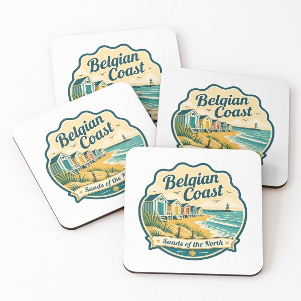 Item preview, Belgian Coast Sands Of The North Travel Destination North Sea Vacation designed and sold by RetroMini2026.
