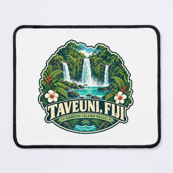 Item preview, Taveuni, Fiji Garden Island Falls Tropical Island Travel Souvenir designed and sold by Simsimah26Parks.