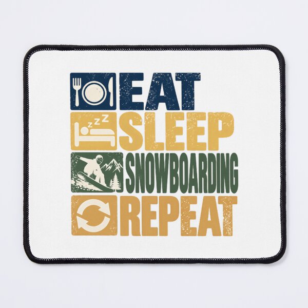 Item preview, Eat Sleep Snowboarding Repeat Snowboarder Winter Sport Lover designed and sold by NeedForParks.