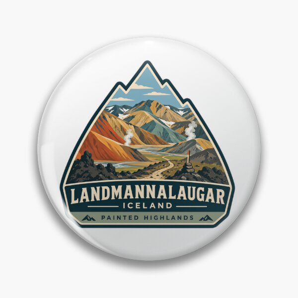 Artikelvorschau, Landmannalaugar, Island – Wanderreise-Souvenir in den Painted Highlands entworfen und verkauft von Simsimah26Parks.