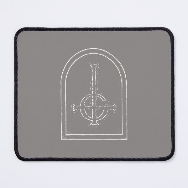 Item preview, Distressed Inverted Cross Chalk Style Metal Shirt-72 designed and sold by KonstantHartel.