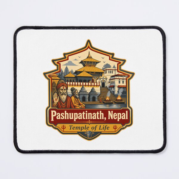 Item preview, Pashupatinath Nepal Temple Of Life Hindu Pilgrimage Traveler Souvenir designed and sold by JonesFlora2025.