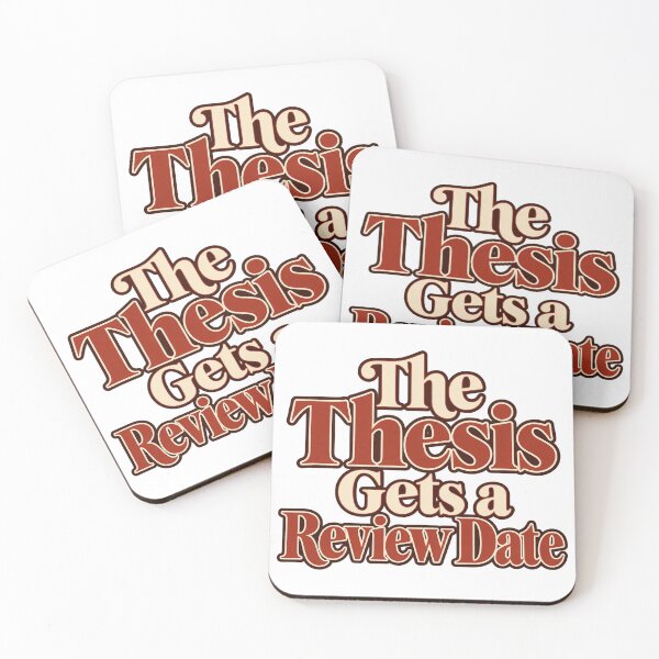 Item preview, The Thesis Gets a Review Date Trader Lettering designed and sold by Bikivuno.
