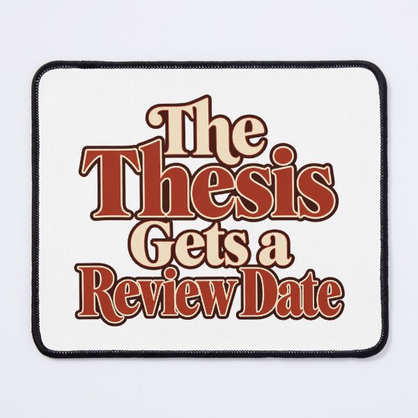 Item preview, The Thesis Gets a Review Date Trader Lettering designed and sold by Bikivuno.
