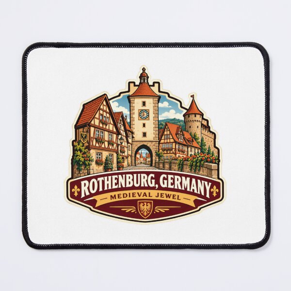 Item preview, Rothenburg, Germany Medieval Jewel Travel Souvenir designed and sold by JonesFlora2025.