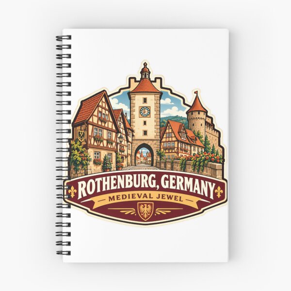 Item preview, Rothenburg, Germany Medieval Jewel Travel Souvenir designed and sold by JonesFlora2025.